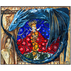 This is one of my favorite pictures that I created, called "Liberation," part of my "Dragons" series.