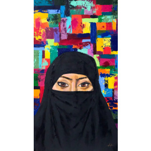 Oil Painting - Caravanserai - Buy Original Artwork Oil Paintings Wall Art Directly from Artist Nekol