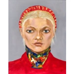 Oil Painting - Odin's Daughter - Buy Original Artwork Oil Paintings Wall Art Directly from Artist Nekol