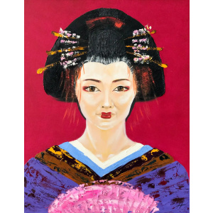 Oil Painting - Spring Wind - Buy Original Artwork Oil Paintings Wall Art Directly from Artist Nekol