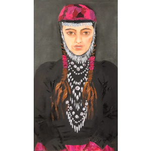 Oil Painting - The Color of Pomegranates - Buy Original Artwork Oil Paintings Wall Art Directly from Artist Nekol