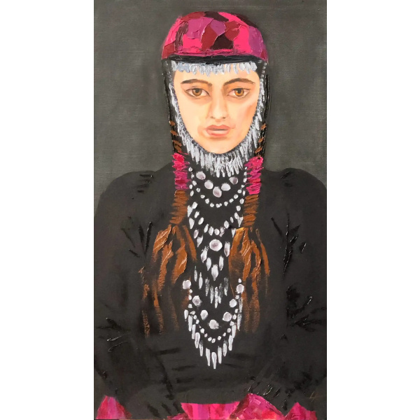 Oil Painting - The Color of Pomegranates - Buy Original Artwork Oil Paintings Wall Art Directly from Artist Nekol