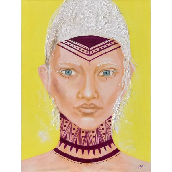Oil Painting - Artemis - Buy Original Artwork Oil Paintings Wall Art Directly from Artist Nekol