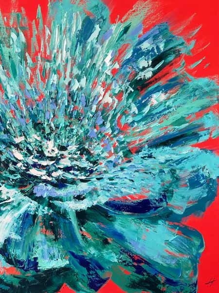 Original still life with flowers by Nekol Art