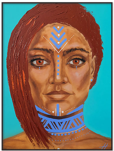 Oil Painting Art Makeup - Unique - Buy Original Artwork Oil Paintings Wall Art Directly from Artist Nekol