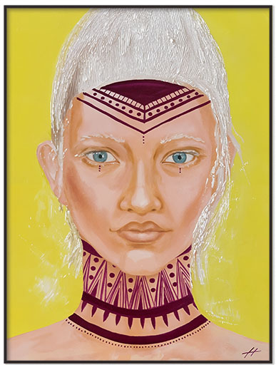 Oil Painting Art Makeup - Unique - Buy Original Artwork Oil Paintings Wall Art Directly from Artist Nekol