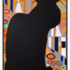 Chat Noir oil painting black cat montmartre paris art