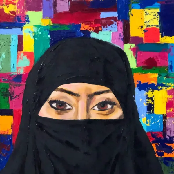 Oil Painting - Caravanserai - Buy Original Artwork Oil Paintings Wall Art Directly from Artist Nekol