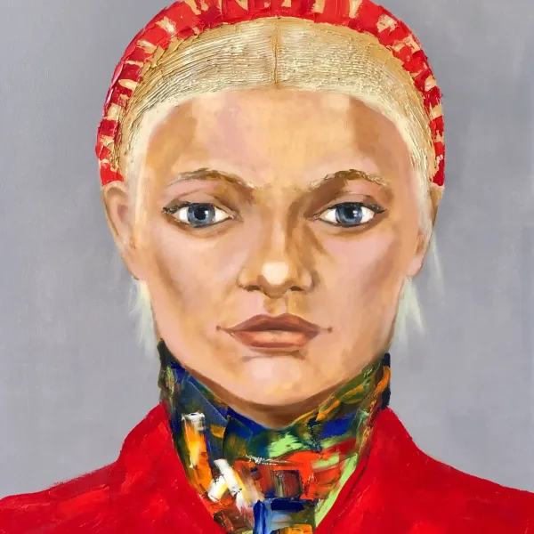 Oil Painting - Odin's Daughter - Buy Original Artwork Oil Paintings Wall Art Directly from Artist Nekol